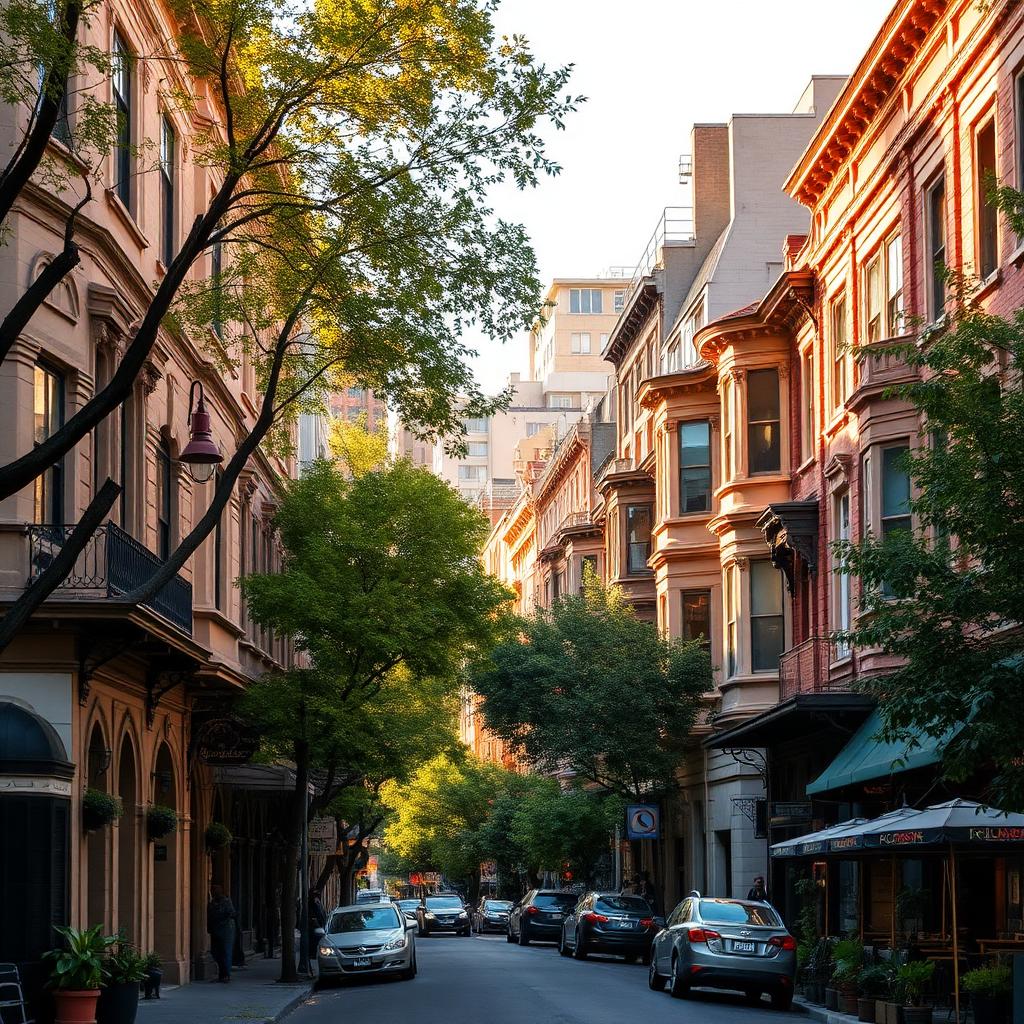 Surry Hills Sydney restored Victorian terraces and warehouse conversions on a leafy street at golden hour — Reactive services Inner Sydney