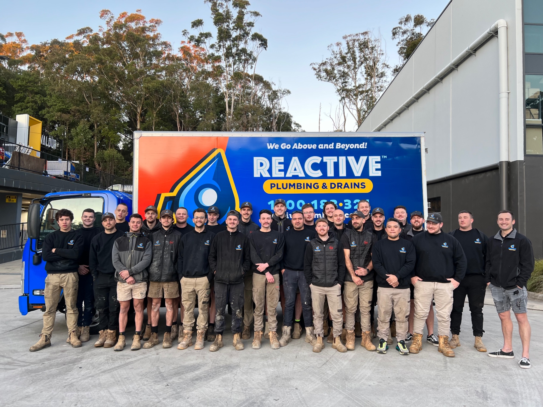 The Reactive Plumbing & Electrical team in Sydney